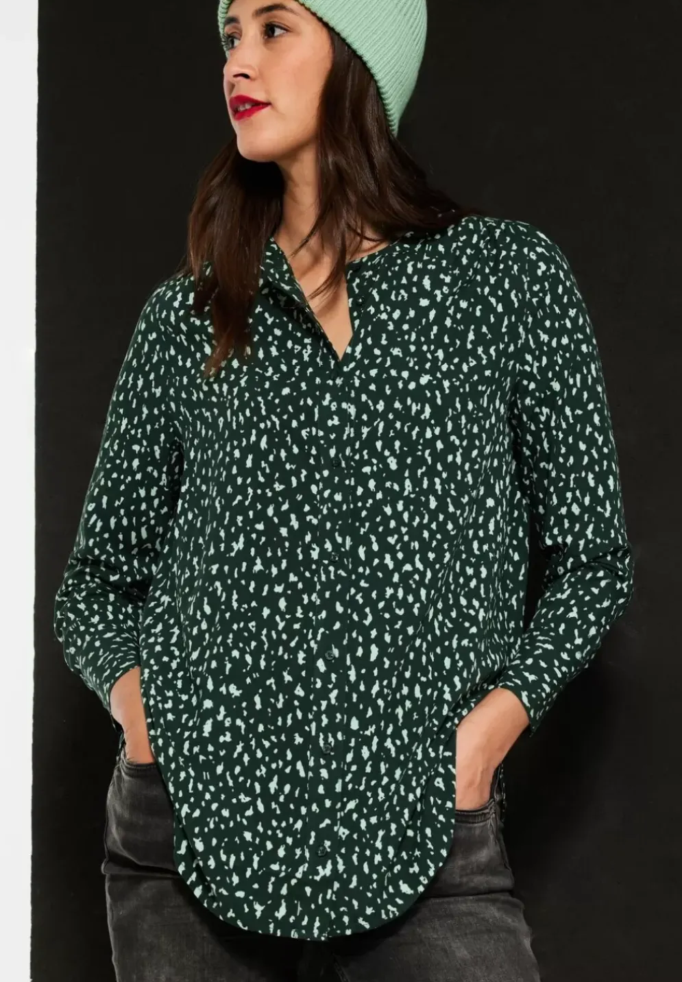 Print Longbluse