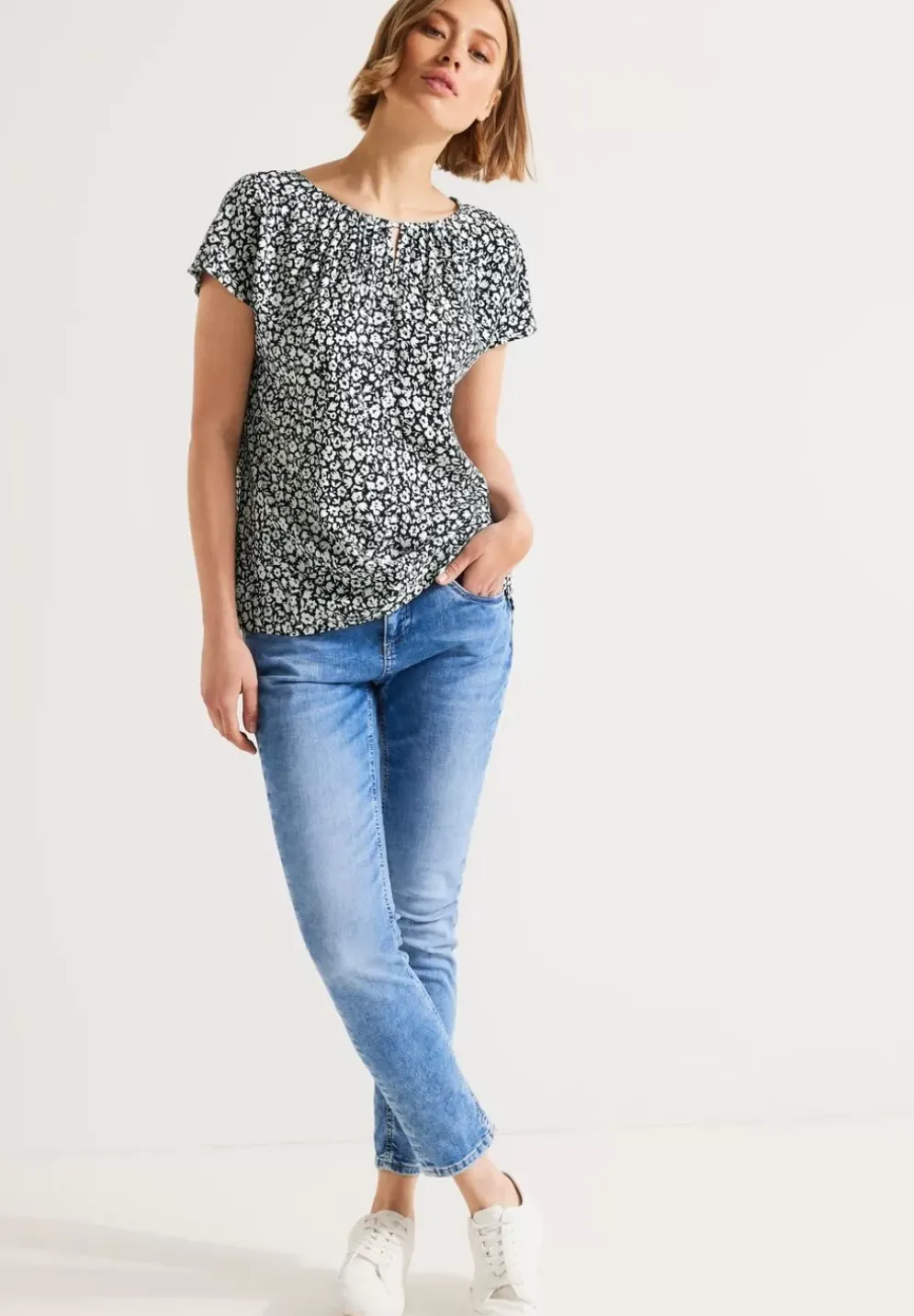 Print Materialmix Shirt