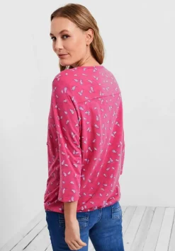 Print Shirt Mit 3/4 Armel