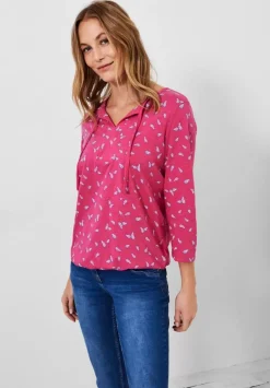 Print Shirt Mit 3/4 Armel