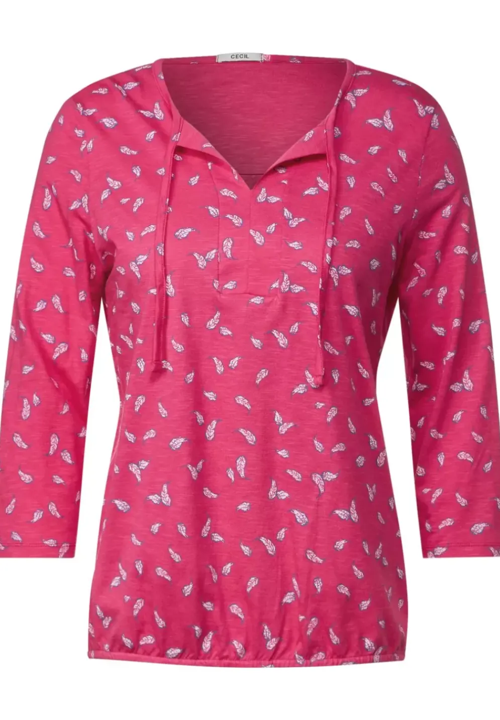 Print Shirt Mit 3/4 Armel