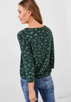 Print Shirt Mit 3/4 Armel