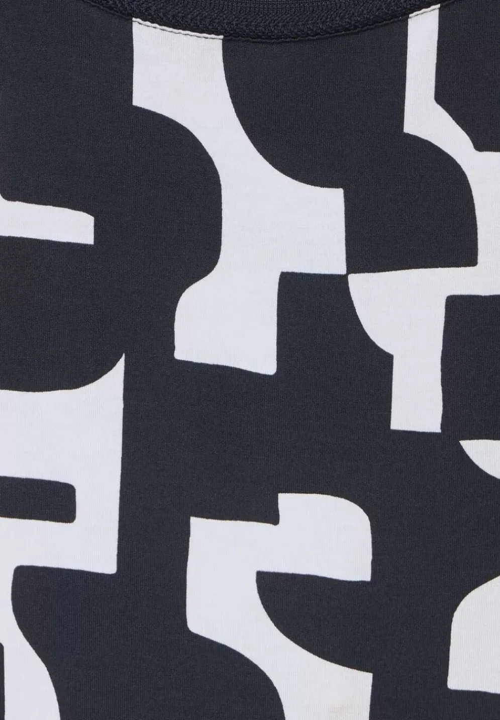 Print T-Shirt Mit Stricktape