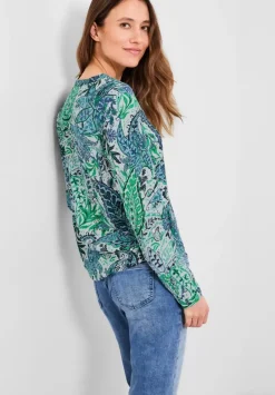 Print Viskose Bluse