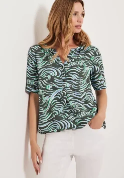 Print Viskose Bluse