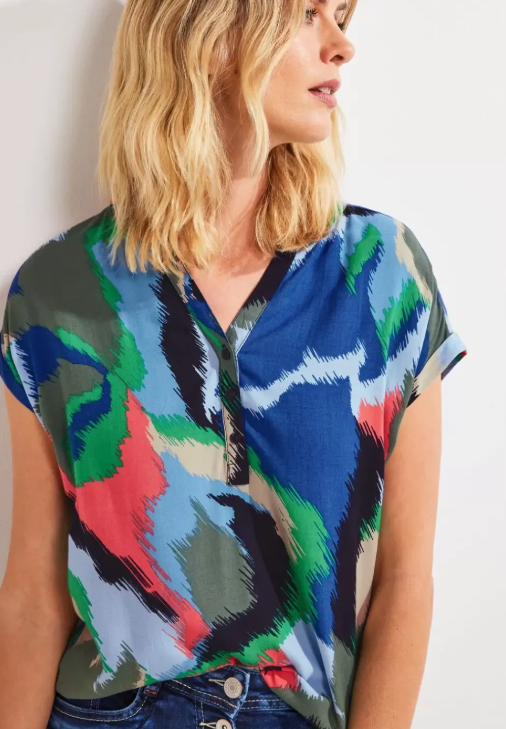 Printbluse