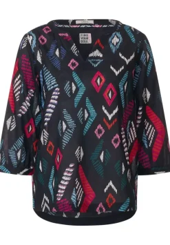 Printbluse In Baumwolle
