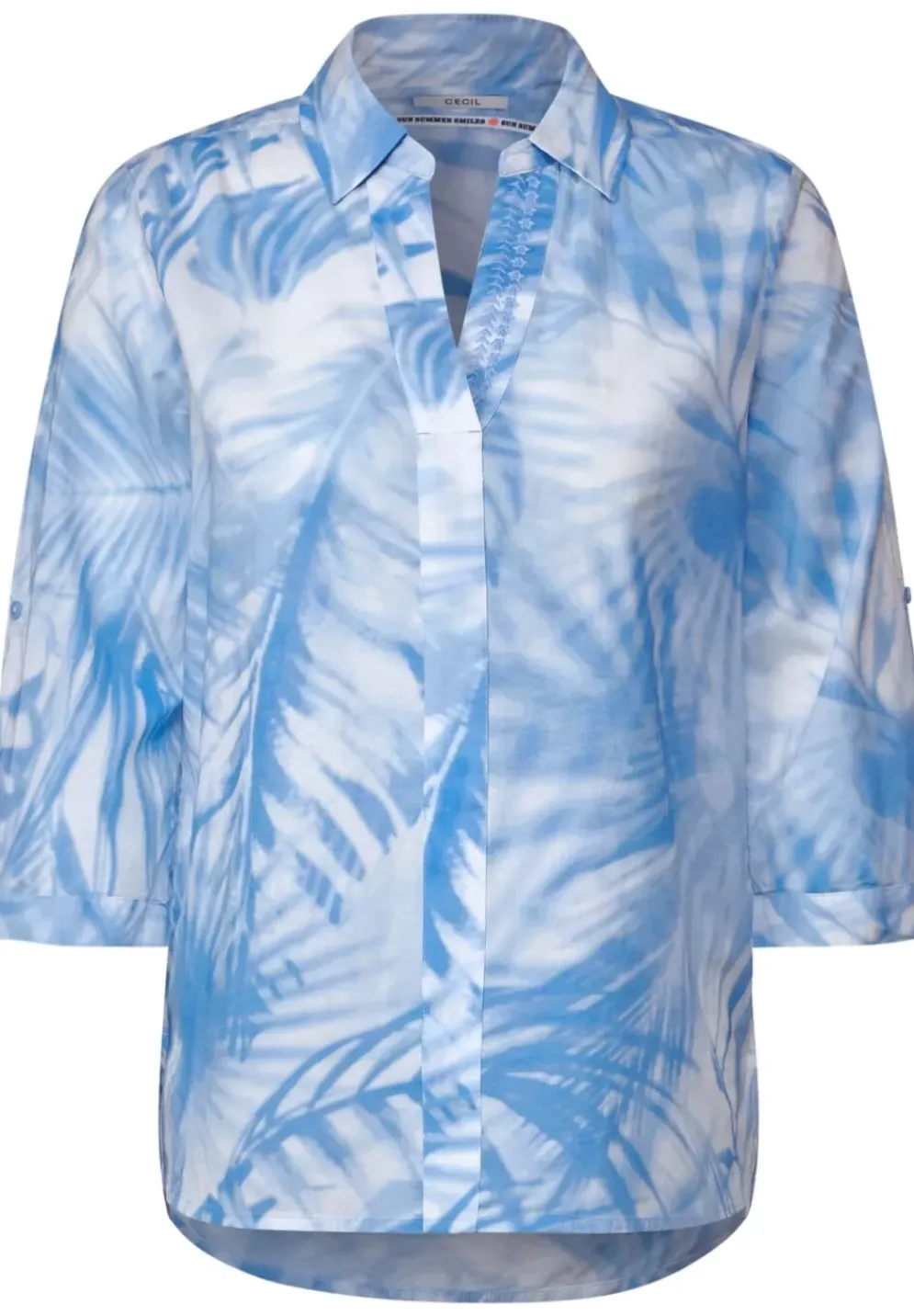 Printbluse In Light Cotton
