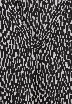 Printbluse Mit Ruschendetail