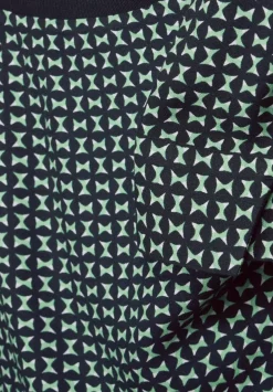 Printbluse Mit Tapedetail