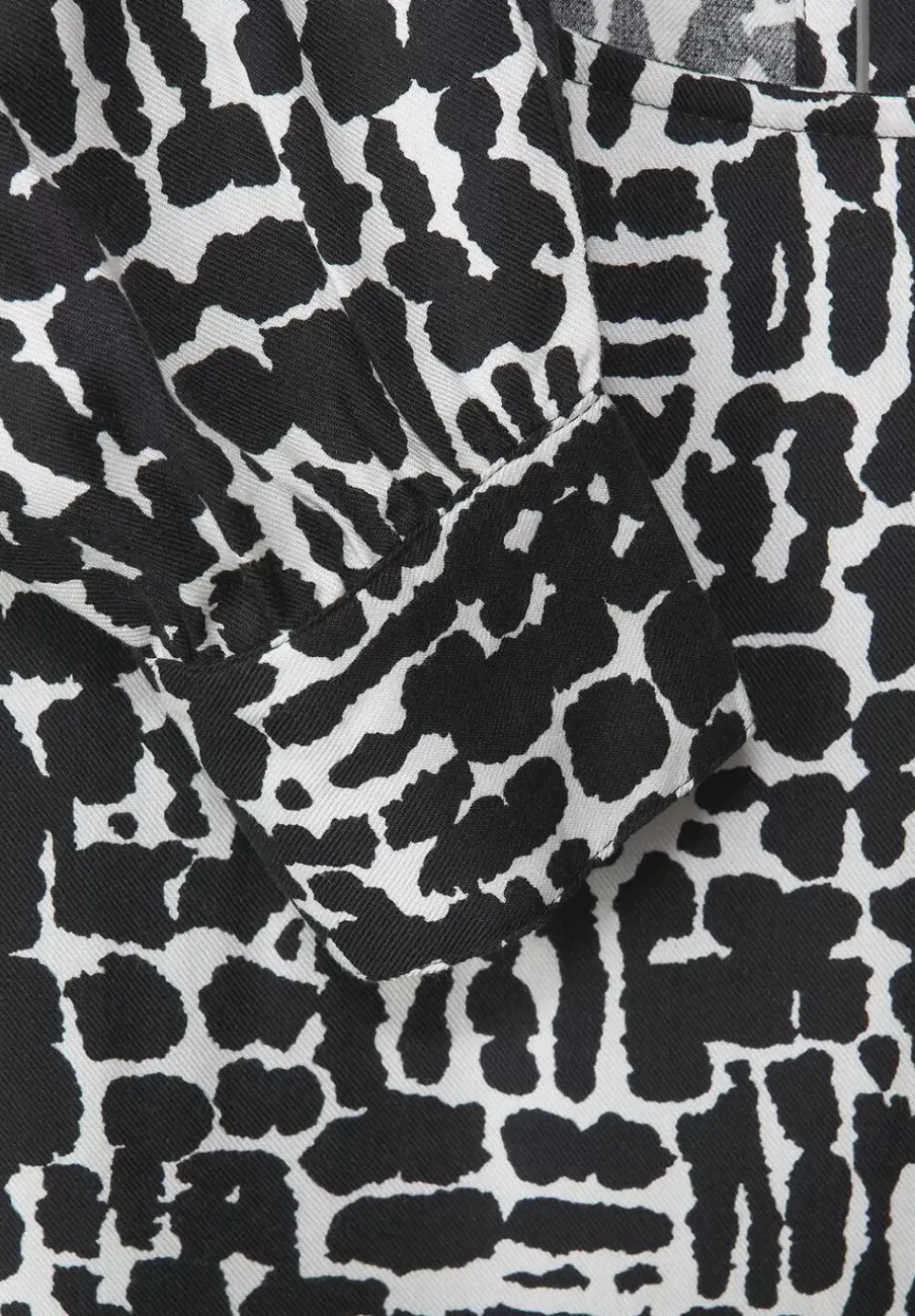 Printkleid Mit Volants