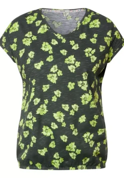 Printshirt Mit Smockdetail
