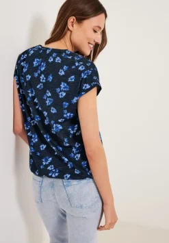 Printshirt Mit Smockdetail