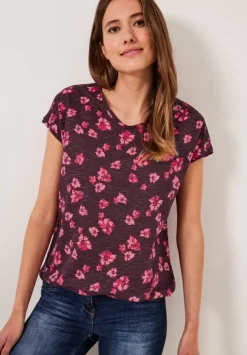 Printshirt Mit Smockdetail