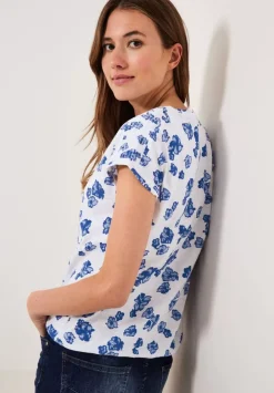 Printshirt Mit Smockdetail