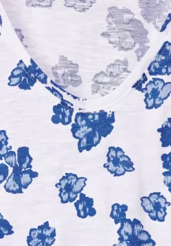 Printshirt Mit Smockdetail