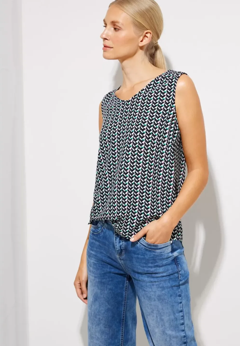 Printtop Mit Raffung