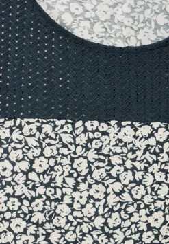 Printtop Mit Spitzendetail