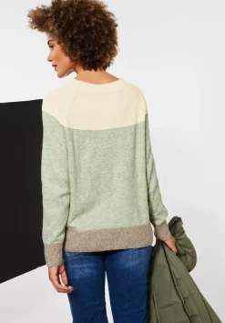 Pullover Im Strickmix