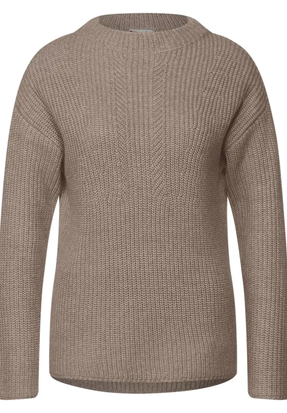 Pullover In Mouline Look