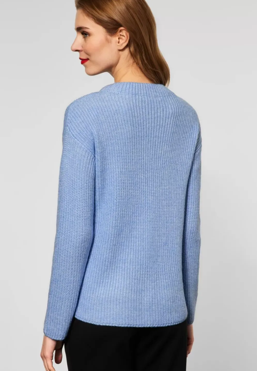 Pullover In Mouline Look