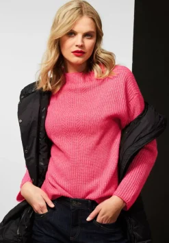 Pullover In Mouline Look