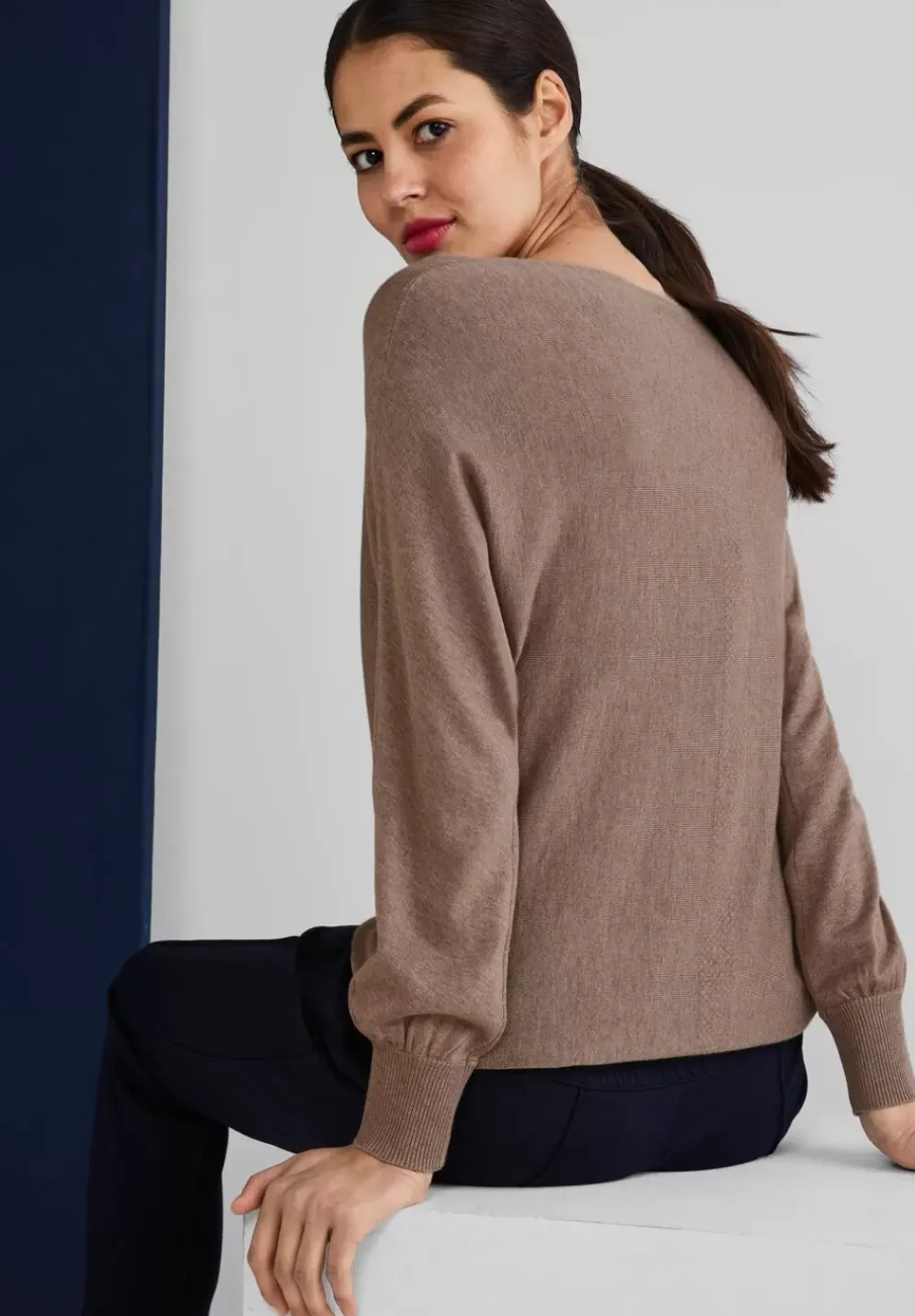 Pullover In Unifarbe
