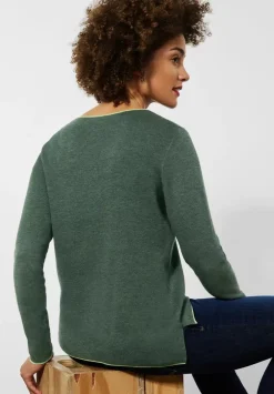 Pullover In Unifarbe