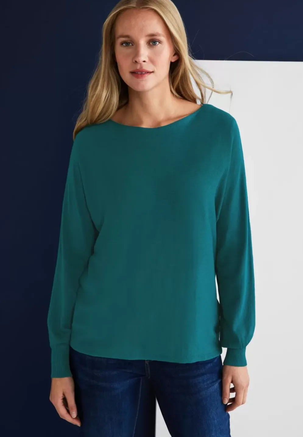Pullover In Unifarbe