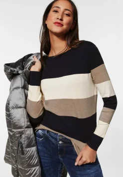 Pullover Mit Blockstreifen