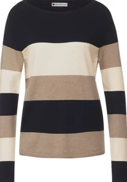 Pullover Mit Blockstreifen