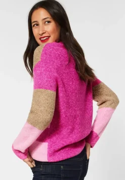 Pullover Mit Colourblock