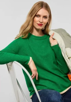 Pullover Mit Farbdetails