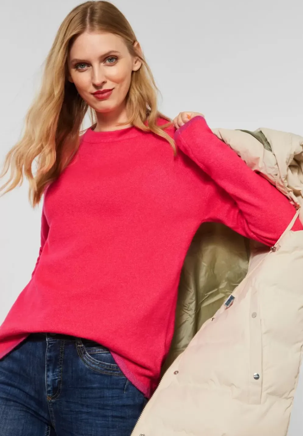 Pullover Mit Farbdetails