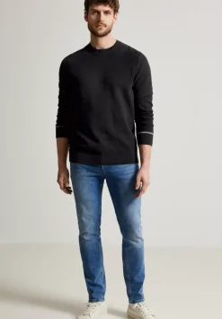 Pullover Mit Feiner Struktur