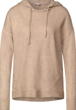 Pullover Mit Kapuzendetail
