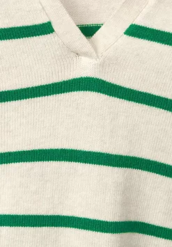 Pullover Mit Polokragen