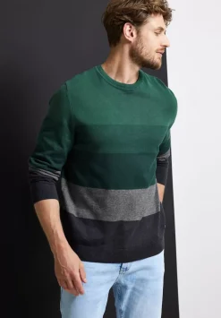 Pullover Mit Streifenmuster