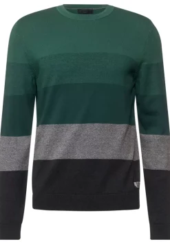Pullover Mit Streifenmuster