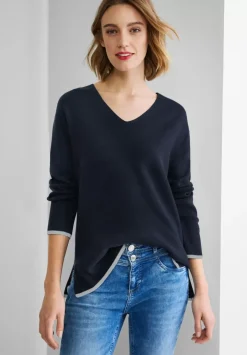 Pullover Mit V-Ausschnitt