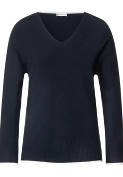 Pullover Mit V-Ausschnitt