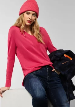 Pullover Mit V-Ausschnitt