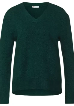Pullover Mit V-Ausschnitt