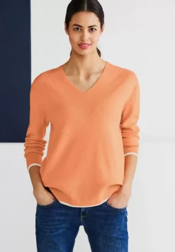 Pullover Mit V-Ausschnitt