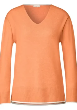 Pullover Mit V-Ausschnitt