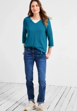 Pullover Mit V-Ausschnitt