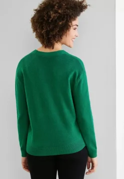 Pullover Mit V-Ausschnitt