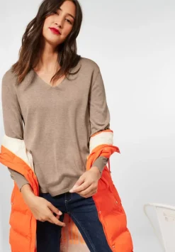 Pullover Mit V-Ausschnitt