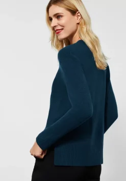 Pullover Mit V-Ausschnitt