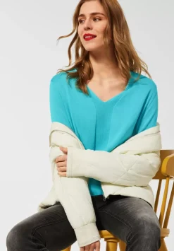 Pullover Mit V-Ausschnitt